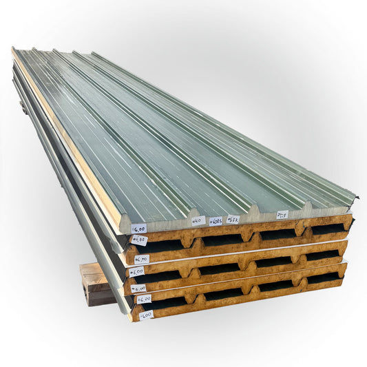 Paket 106 Sandwichdach 40mm 7 x 6 Meter