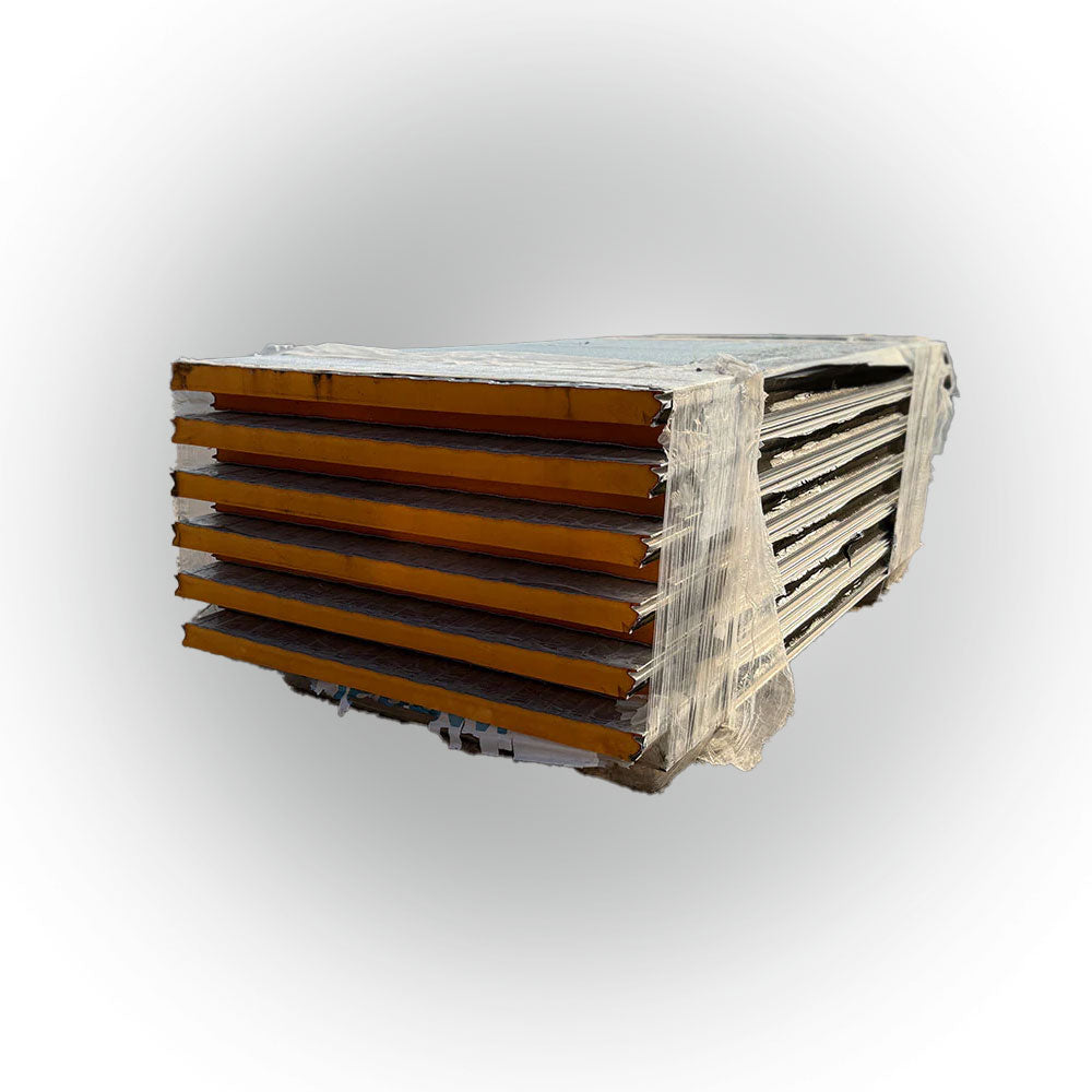 Paket #11 Sandwichplatten Wand 12 x 1,84 m Kernstärke 60 mm