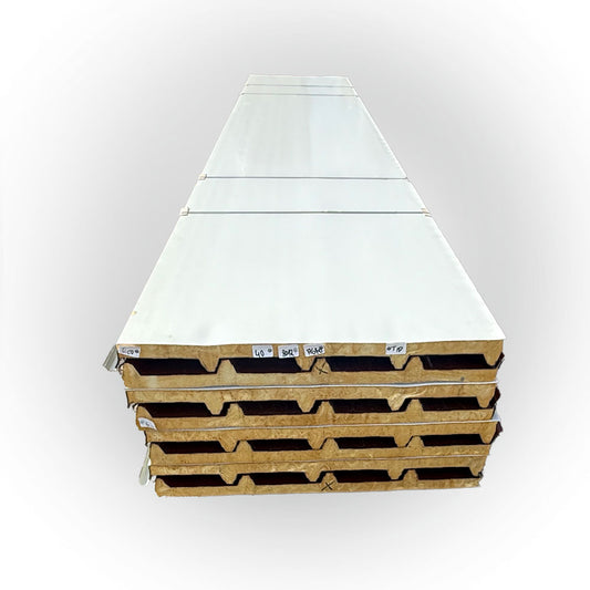 Paket #110 Sandwichplatten Dach Rotbraun 8 x 6,00 m Kernstärke 40 mm