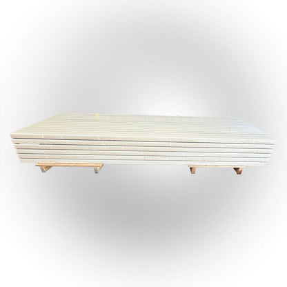 Paket #113 Sandwichplatten Wand Cremeweiß 6 x 3,00 m Kernstärke 60 mm