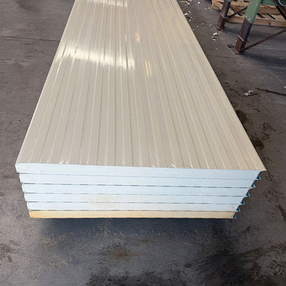 Paket #113 Sandwichplatten Wand Cremeweiß 6 x 3,00 m Kernstärke 60 mm