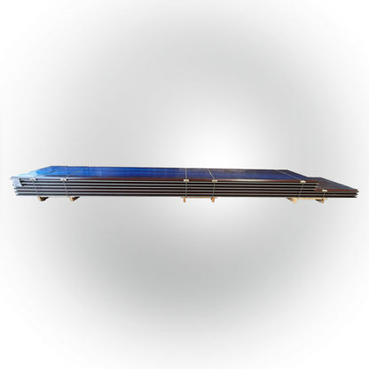 Paket #114 Sandwichplatten Wand Kastanienbraun 6 x bis 7,00 m Kernstärke 60 mm