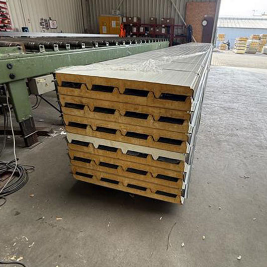 Paket #118 Sandwichplatten Dach Weißaluminium 12 x 9,95 m Kernstärke 60 mm