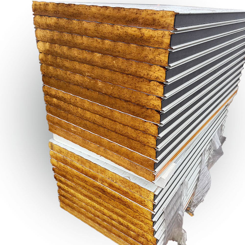 Paket #31 Sandwichplatten Wand 9 x 2,1 m Kernstärke 80 mm