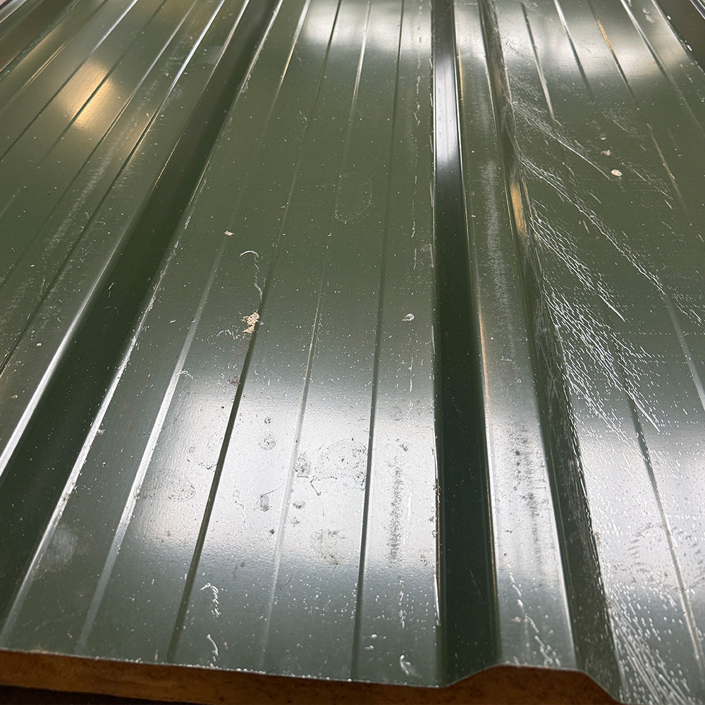 Dachplatten in grün