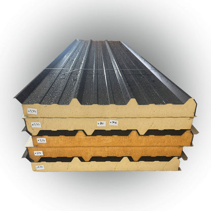 Paket #46 Sandwichplatten Dach 5 x 3,83 m Kernstärke 80 mm