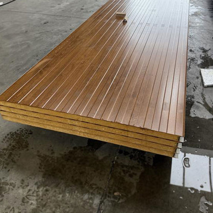 Sandwichwand Holzoptik