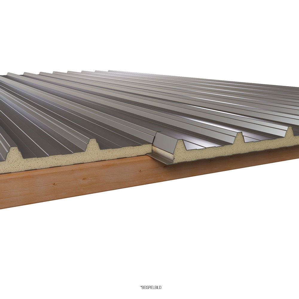 Verlegung Sandwichplatten Dach