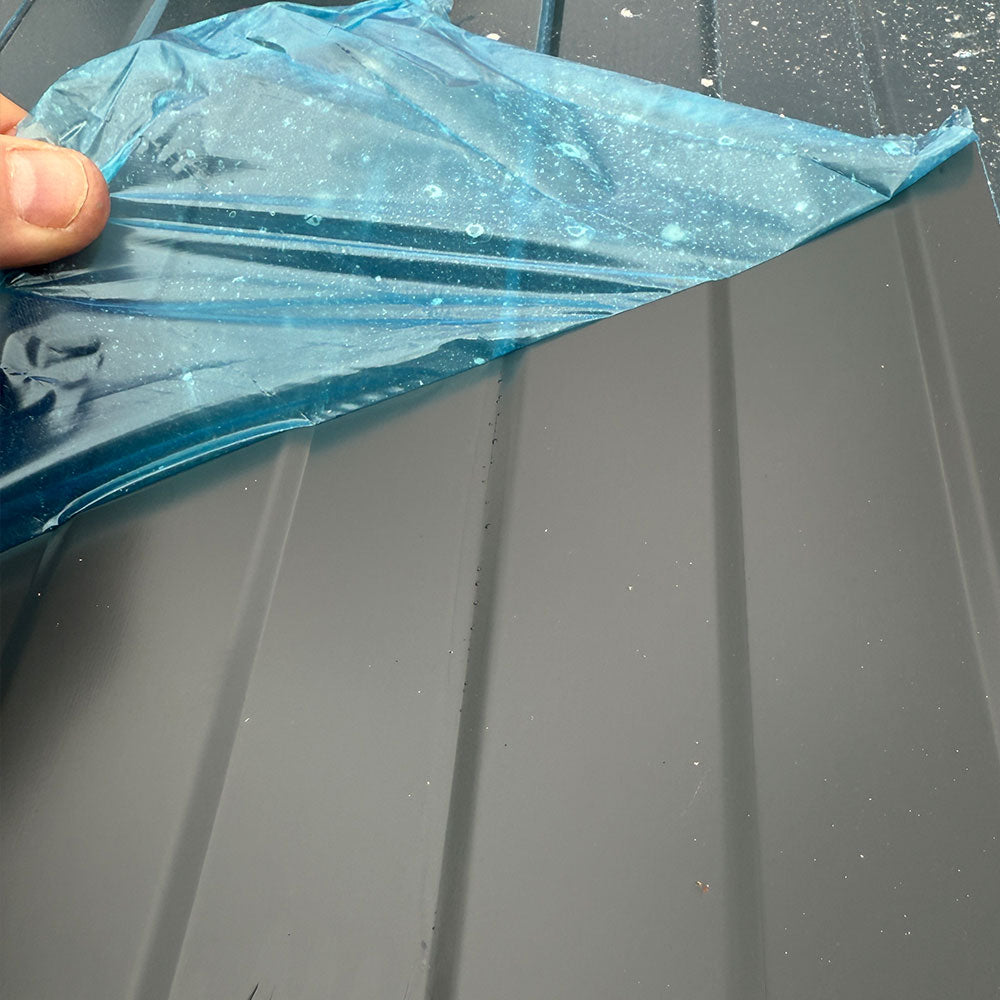 Sandwichplatten Wand in Mausgrau