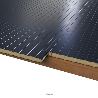 Sandwichplatten Wand Schattenfuge