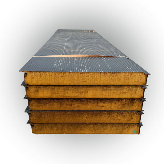 Paket #6 Sandwichplatten Wand 5 x 4,26 m Kernstärke 120 mm