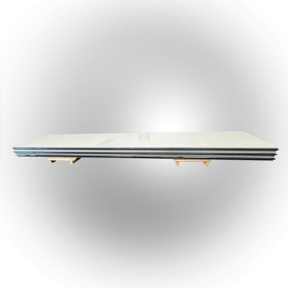 Paket #88 Sandwichplatten Dach Anthrazit 6 x 6,00 m Kernstärke 30 mm