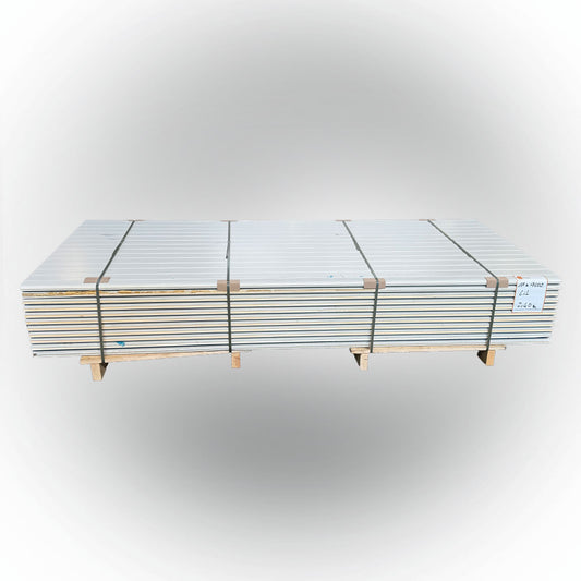 Paket #89 Sandwichplatten Wand Grauweiß 11 x 2,40 m Kernstärke 30 mm