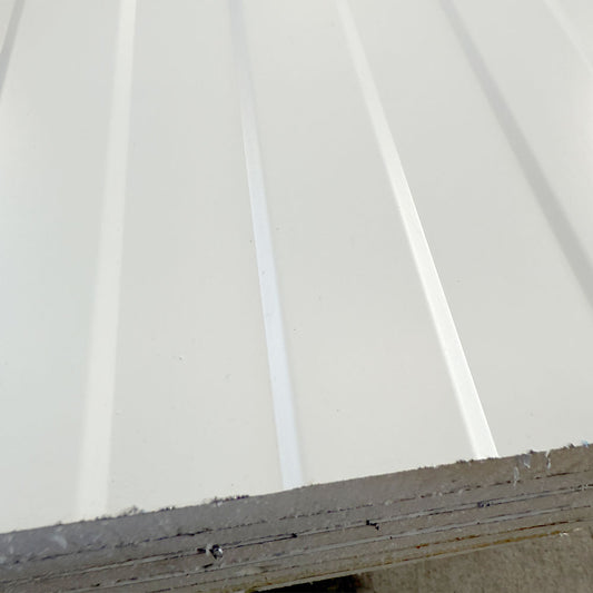 Paket #89 Sandwichplatten Wand Grauweiß 11 x 2,40 m Kernstärke 30 mm