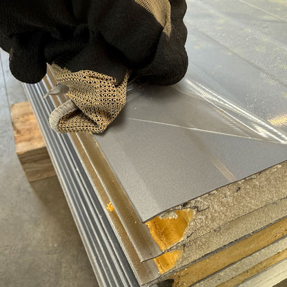 Paket #92 Sandwichplatten Wand Weißaluminium 9 x 3,00 m Kernstärke 40 mm