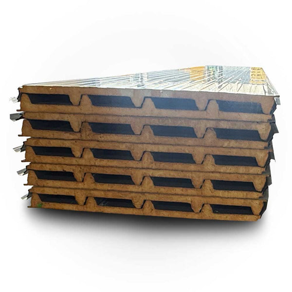 Paket #159 Sandwichplatten Dach Anthrazit 10 x 5,50 m Kernstärke 40 mm