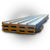 Paket #161 Sandwichplatten Dach Anthrazit 5 x 6,50 m Kernstärke 40 mm