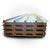 Paket #157 Sandwichplatten Dach Anthrazit 7 x 5,50 m Kernstärke 40 mm