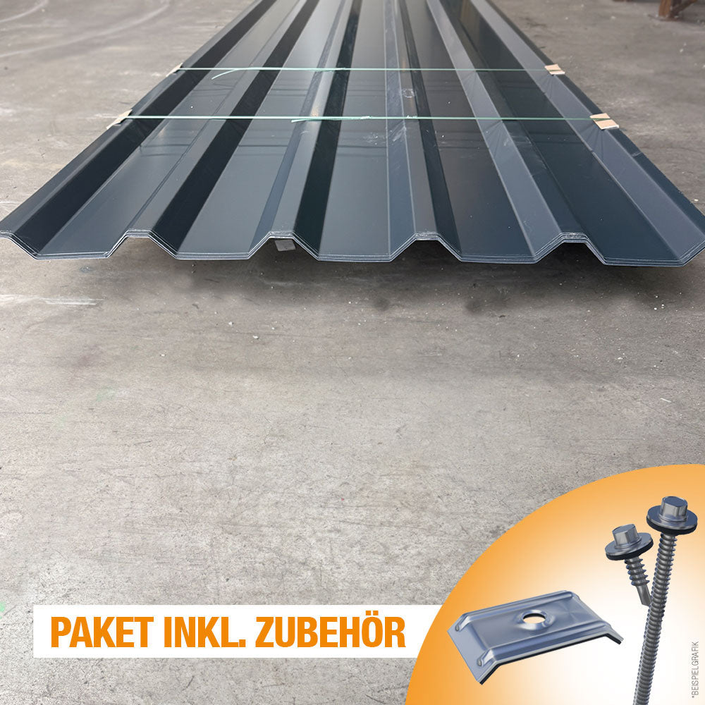 Trapezblech Paket inklusive Zubehör